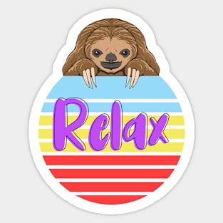 Relax sloth Sticker